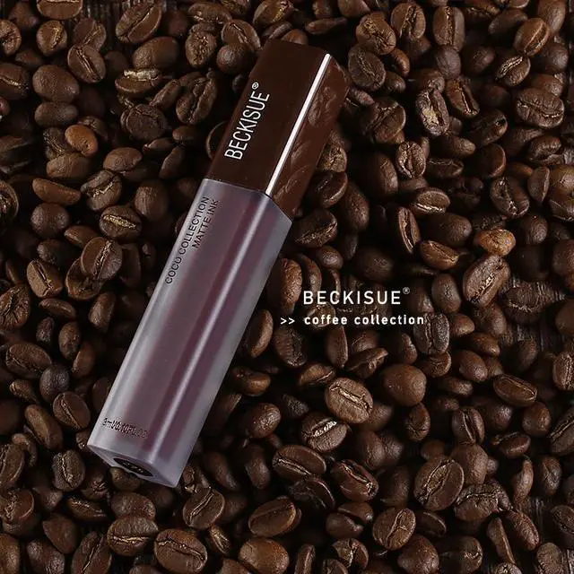 Alt view image 7 of 7 - Coffee Matte Velvet Dark Nude 5pcs Lip Gloss Combo Set Beauty Lip Cosmetics