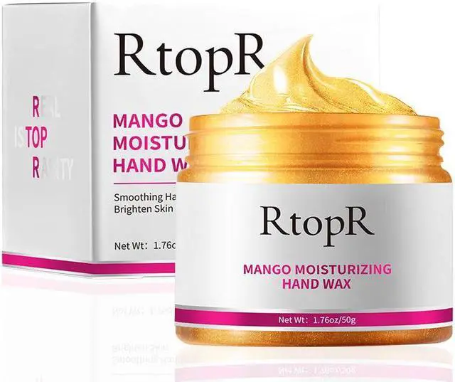 Alt view image 6 of 7 - Mango Moisturizing Hand Wax Whitening Skin Repair Exfoliating Calluses Film Anti-Aging Hand Feet Skin Cream