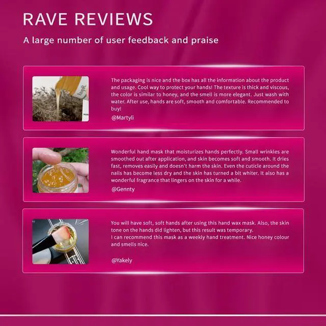Alt view image 5 of 7 - Mango Moisturizing Hand Wax Whitening Skin Repair Exfoliating Calluses Film Anti-Aging Hand Feet Skin Cream