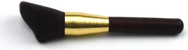 Alt view image 2 of 7 - Single Professional Copper Pipe Blush Brush Multifunctional Contour Brush Beauty Makuep Tool