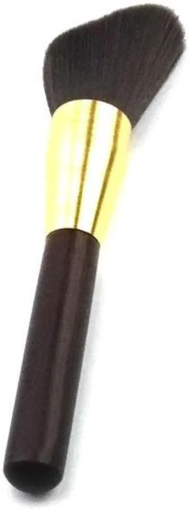 Alt view image 4 of 7 - Single Professional Copper Pipe Blush Brush Multifunctional Contour Brush Beauty Makuep Tool