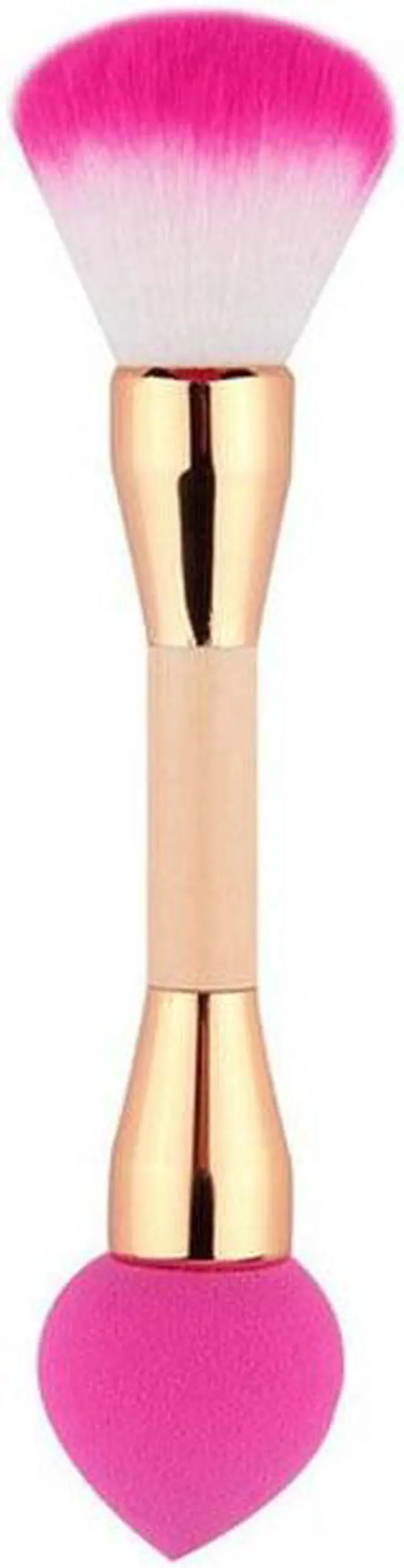 Alt view image 4 of 7 - Double Sided Makeup Brush Non Latex Puff BB Cream Loose Powder Brush Bamboo Handle Beauty Makeup Tools