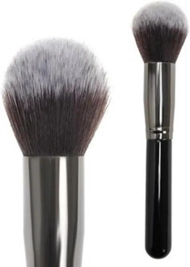 Main image of Professional Single Round Head Powder Brush Copper Ferrule Cosmetic Brush Beauty Makeup Tool