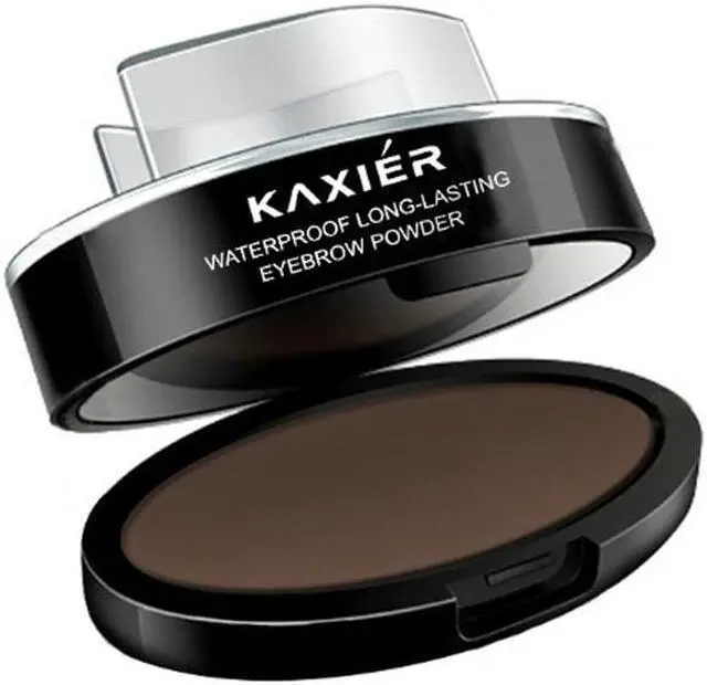 Alt view image 3 of 7 - Easy to Wear Stamp Seal Waterproof Long-lasting Eyebrow Powder Pen Eye Makeup