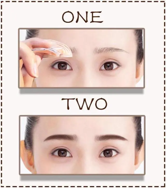 Alt view image 4 of 7 - Easy to Wear Stamp Seal Waterproof Long-lasting Eyebrow Powder Pen Eye Makeup