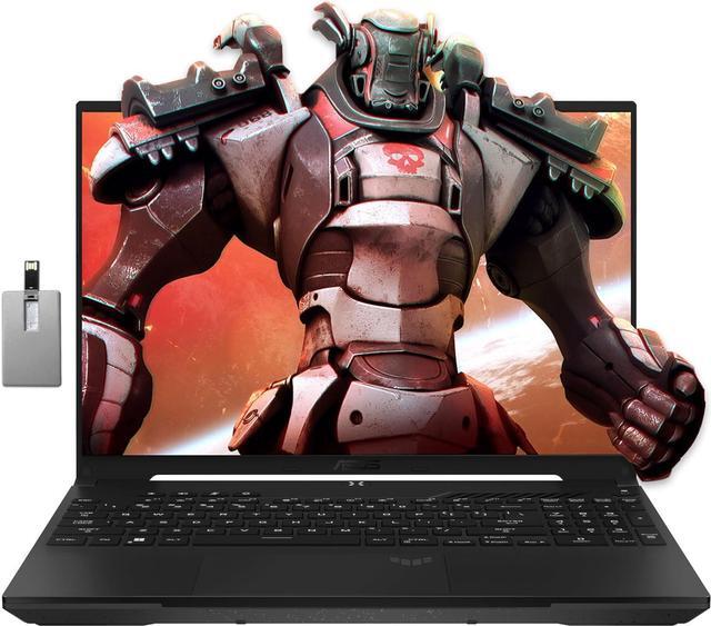 Main image of ASUS TUF A16 16'' FHD 165Hz Gaming Laptop, AMD Ryzen 7-7735HS, Radeon RX7600S V8G Graphics, 16GB DDR5 RAM, 512GB PCIe SSD, RGB Backlit Keyboard, Wi-Fi 6, HD Camera, Black, Win 11 Pro, 32GB USB Card