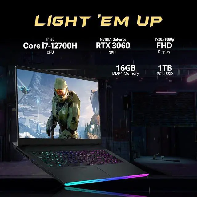 Alt view image 3 of 7 - MSI GE76 Raider 17.3" FHD 144Hz Gaming Laptop, Intel Core i7-12700H, 16GB DDR5, 1TB SSD, GeForce RTX 3060, RGB KB, Wi-Fi 6, Bluetooth, Win 11 Pro, Grey, 128GB Hotface Extension Set