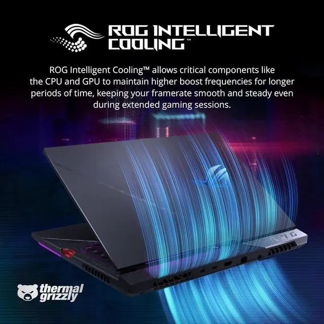 Alt view image 5 of 7 - Asus ROG Strix Scar 15 Gaming Laptop, 15.6" 300Hz IPS-Type FHD Display, AMD Ryzen 9 5900HX, 32GB RAM, 1TB PCIe SSD, Backlit Keyboard, GeForce RTX 3080, WiFi 6, Win 11, Gray, 32GB USB Card