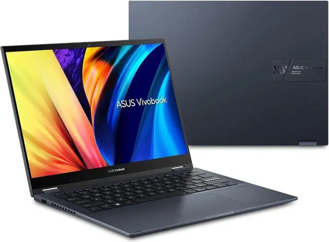 Alt view image 2 of 7 - ASUS Vivobook S 14 Flip 14" FHD Touch Display, Intel Core i5-12500H CPU, 8GB DDR4 RAM, 512GB SSD, NumberPad, Thunderbolt 4, Windows 11 Home, Quiet Blue, TP3402ZA-DB51T
