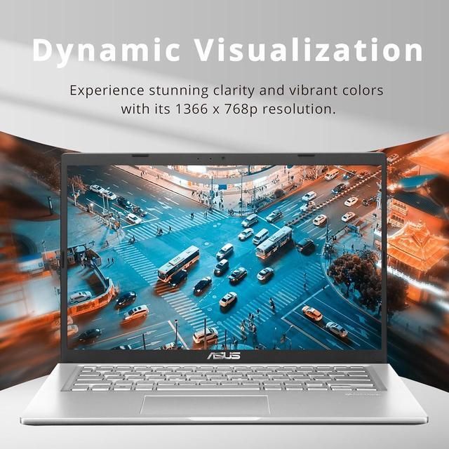 Alt view image 4 of 7 - ASUS Vivobook 14" HD Student Laptop, Intel Core i3-1115G4, 16GB RAM, 512GB PCIe SSD, Intel UHD Graphics, Webcam, WiFi 5, Bluetooth, Silver, Win 11, 32GB Hotface USB Card
