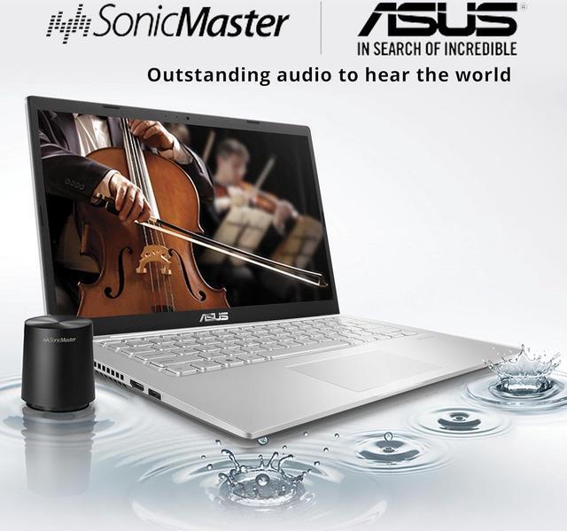 Alt view image 5 of 7 - ASUS Vivobook 14" HD Student Laptop, Intel Core i3-1115G4, 16GB RAM, 512GB PCIe SSD, Intel UHD Graphics, Webcam, WiFi 5, Bluetooth, Silver, Win 11, 32GB Hotface USB Card