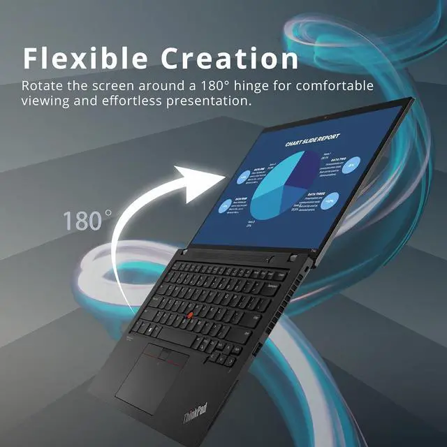 Alt view image 4 of 7 - Lenovo ThinkPad T14s G3 14" WUXGA Touchscreen Business Laptop, AMD Ryzen 7 Pro 6850U, 16GB LPDDR5 RAM, 512GB SSD, AMD Radeon 680M, Backlit KB, Fingerprint Reader, Win 11 Pro, 32GB USB Card