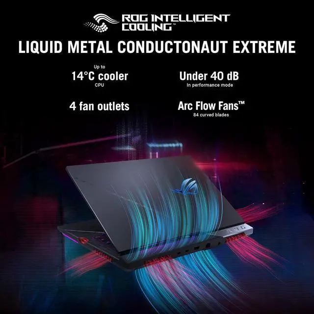 Alt view image 5 of 7 - ASUS ROG Strix Scar 15 Gaming Laptop, 15.6" 240Hz IPS QHD Display, NVIDIA GeForce RTX 3070 Ti, Intel Core i9 12900H, 16GB DDR5, 1TB SSD, Per-Key RGB Keyboard, Windows 11 Home, G533ZW-AS94Q,Black