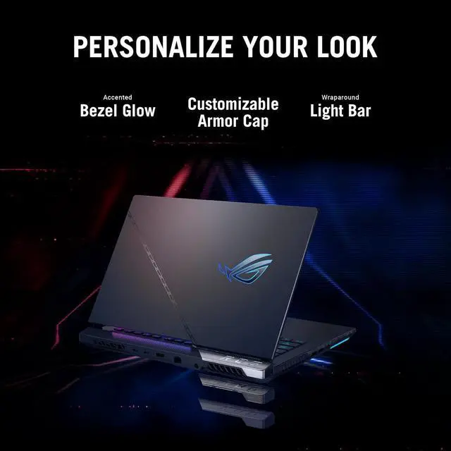 Alt view image 6 of 7 - ASUS ROG Strix Scar 15 Gaming Laptop, 15.6" 240Hz IPS QHD Display, NVIDIA GeForce RTX 3070 Ti, Intel Core i9 12900H, 16GB DDR5, 1TB SSD, Per-Key RGB Keyboard, Windows 11 Home, G533ZW-AS94Q,Black