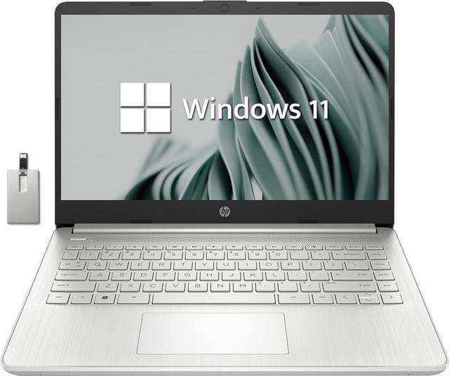 Main image of HP 14" FHD Anti-Glare Laptop, Intel Core i3-1215U, 16GB RAM, 1TB PCIe SSD, Intel UHD Graphics, HD Webcam, Backlit Keyboard, Wi-Fi 5, Bluetooth, Sliver, Win 11, 32GB USB Card