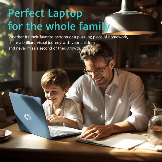 Alt view image 5 of 7 - HP 15.6" FHD Laptop, AMD Ryzen 5-5500U Processor(Beats Intel i7-1065G7), 32GB RAM, 2TB PCIe SSD, AMD Radeon Graphics, HD Webcam, Bluetooth, Wi-fi, Win 11 Pro, Blue, 32GB USB Card 32GB / 2TB PCIe SSD