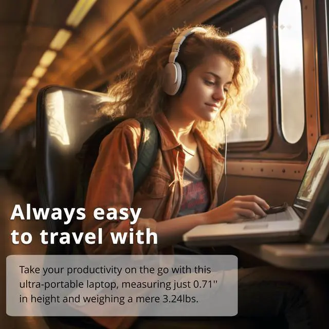 Alt view image 7 of 7 - HP Stream 14" HD BrightView Laptop, Intel Celeron N4120, 4GB RAM, 64GB SSD, Intel HD Graphics, 720p Webcam, 1 year Office 365, Gold, Win 11, 32GB Hotface USB Card