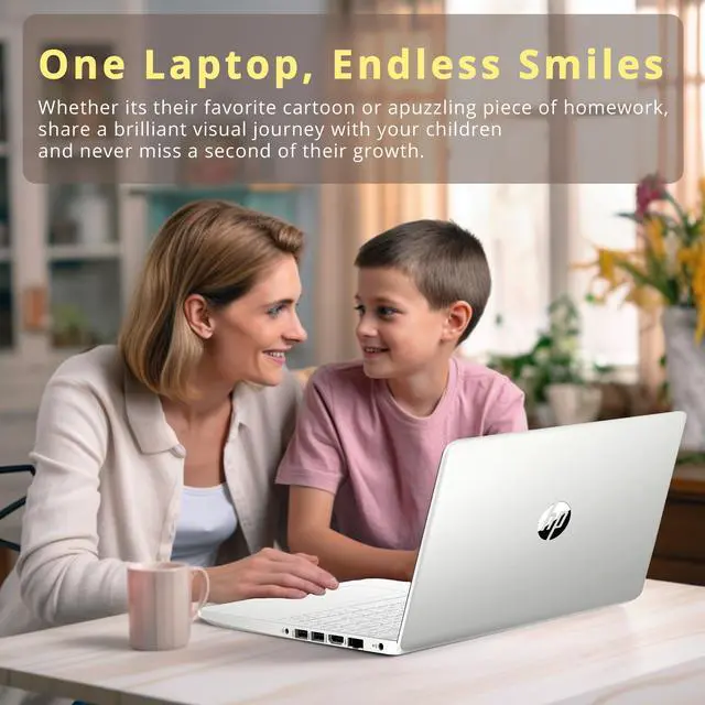 Alt view image 6 of 7 - HP Premium Stream 14" HD BrightView Laptop, Intel Celeron N4120, 8GB RAM, 64GB eMMC, Intel UHD Graphics, HD Webcam, 1 Year Office 365, Bluetooth, WiFi, HDMI, Win 11s, Silver, 32GB Hotface USB Card