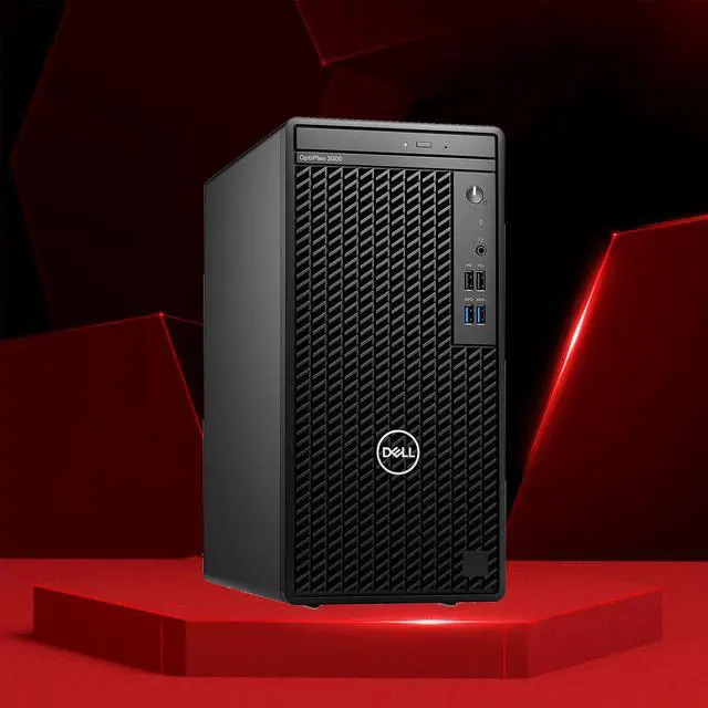Alt view image 4 of 5 - Dell OptiPlex 3000 Full Size Tower Business Desktop, Intel Core i5-12500 processor, 16GB DDR4 RAM, 512GB PCIe SSD + 1TB HDD, DVDRW, Ethernet, WiFi Adapter, KB& Mouse, Windows 11 Pro, Black