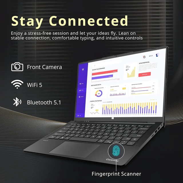 Gateway Ultra Slim Laptop, 14.1
