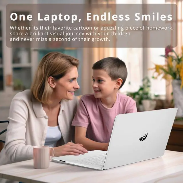 Alt view image 5 of 7 - HP 14" FHD IPS-Type Lightweight Laptop, AMD Ryzen 3-3250U, 8GB RAM, 128GB PCIe SSD, AMD Radeon Graphics, True Vision HD Camera, Wi-Fi 5, Bluetooth, Win 11, Silver, 32GB  USB Card