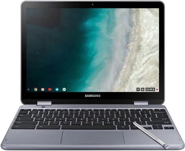 Main image of SAMSUNG Chromebook Plus V2, 2-in-1, 4GB RAM, 32GB eMMC, 13MP Camera, Chrome OS, 12.2", 16:10 Aspect Ratio, Stealth Silver (XE521QAB-K01US)