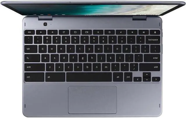 Alt view image 3 of 6 - SAMSUNG Chromebook Plus V2, 2-in-1, 4GB RAM, 32GB eMMC, 13MP Camera, Chrome OS, 12.2", 16:10 Aspect Ratio, Stealth Silver (XE521QAB-K01US)