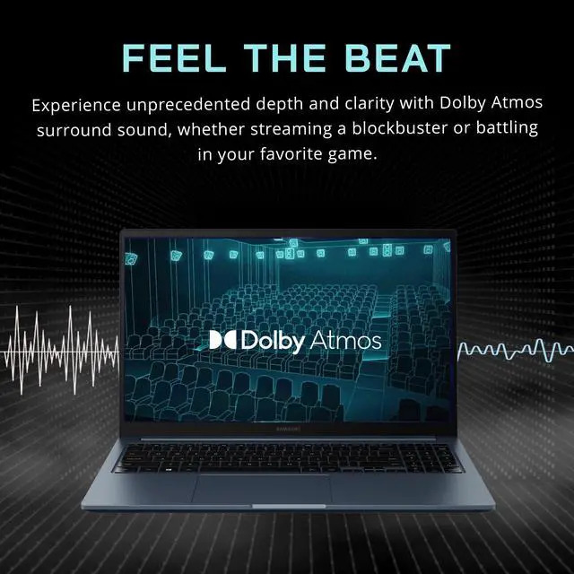 Alt view image 6 of 7 - Samsung Galaxy Book Odyssey 15.6" FHD Gaming Laptop, Intel Core i7- 11600H, 40GB RAM, 2TB PCIe SSD, NVIDIA GeForce RTX 3050 Ti, Backlit Keyboard, Fingerprint Reader, Win 11 Pro, 32GB Hotface USB Card