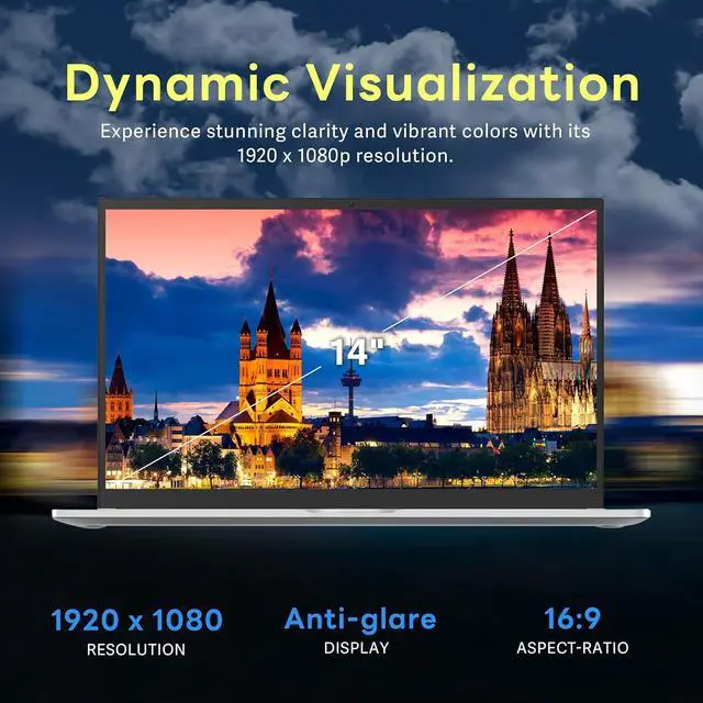 Alt view image 4 of 7 - ASUS 14" FHD Chromebook Laptop, Intel M3-8100Y Processor, 8GB RAM, 224GB Storage (64GB SSD+ 160GB Docking Station Set), Intel HD Graphics, Backlit Keyboard, HD Webcam, Chrome OS, Silver