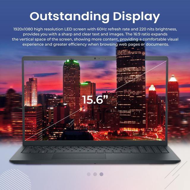 Alt view image 6 of 7 - Dell Inspiron 15 3520 15.6" FHD Touch Laptop, Intel i7-1255U, 64GB RAM, 2TB PCIe SSD, Intel Iris Xe Graphics, Num Pad, Camera, WiFi, HDMI, Black, Win 11 Pro