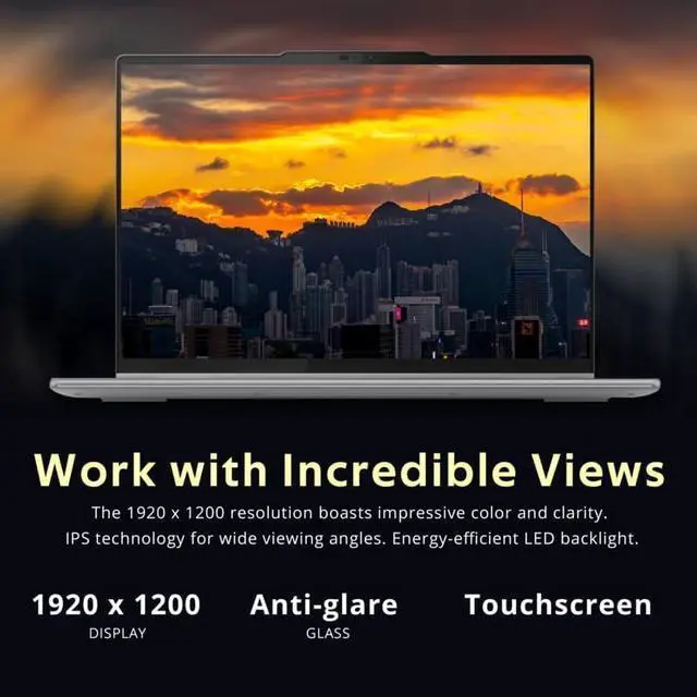 Alt view image 4 of 7 - Lenovo Yoga 7 2-in-1 14" 2K Touchscreen Laptop, AMD Ryzen 7 8840HS, 16GB RAM, 1.28TB Storage (1TB SSD+288GB Docking Station Set), AMD Radeon Graphics, Fingerprint Reader, WiFi 6E, Win 11, Artic Grey