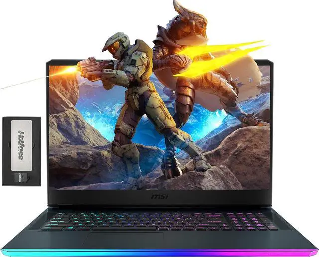 Main image of MSI Raider GE76 17.3" 144Hz FHD Gaming Laptop, Intel i9-12900H, 64GB DDR5, 4TB SSD, NVIDIA GeForce RTX 3060, Backlit Keyboard, FHD Webcam, Wi-Fi 6, Win 11 Home, Grey, 256GB Docking Station Set