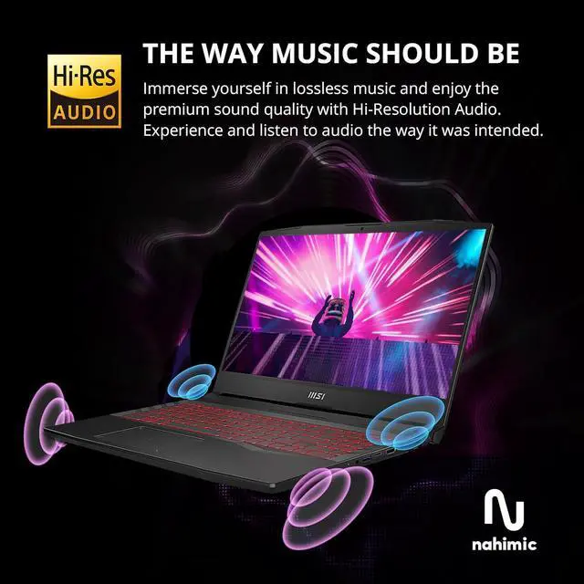 Alt view image 5 of 7 - MSI Pulse GL66 15.6" FHD 144Hz Gaming Laptop, Intel i7-12700H, 64GB RAM, 2TB PCIe SSD, NVIDIA GeForce RTX 3070, RGB Keyboard, 720p HD Webcam, Wi-Fi 6, Win 11 Home, Black, 128GB Docking Station Set