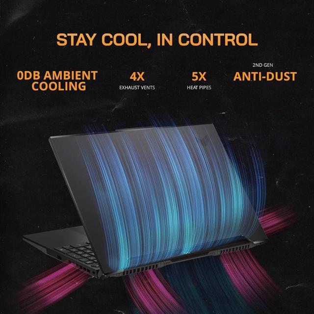Alt view image 5 of 7 - ASUS TUF F15 15.6" WQHD 144Hz Gaming Laptop, Intel i7-12650H, NVIDIA GeForce RTX 3050 Graphics, 16GB DDR5, 512GB SSD, Backlit Keyboard, Wi-Fi 6, Win 11, Black, 256GB Docking Station Set