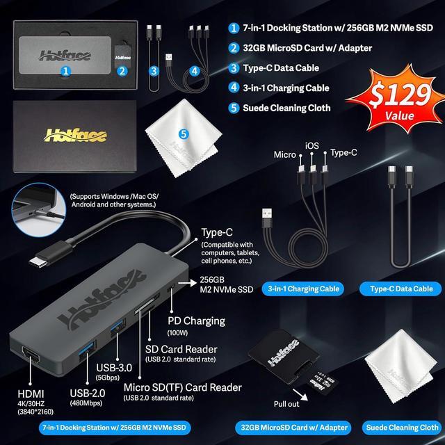 Alt view image 2 of 7 - ASUS TUF F15 15.6" WQHD 144Hz Gaming Laptop, Intel i7-12650H, NVIDIA GeForce RTX 3050 Graphics, 16GB DDR5, 512GB SSD, Backlit Keyboard, Wi-Fi 6, Win 11, Black, 256GB Docking Station Set