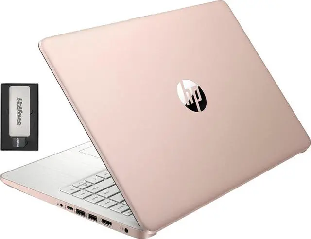 Main image of HP Stream 14" HD BrightView Laptop, Intel Celeron N4120, 8GB RAM, 416GB Storage (128GB eMMC + 288GB Docking Station Set), Intel UHD Graphics, 720p Camera, Wi-Fi, 1 Year Office 365, Win 11 S, Gold