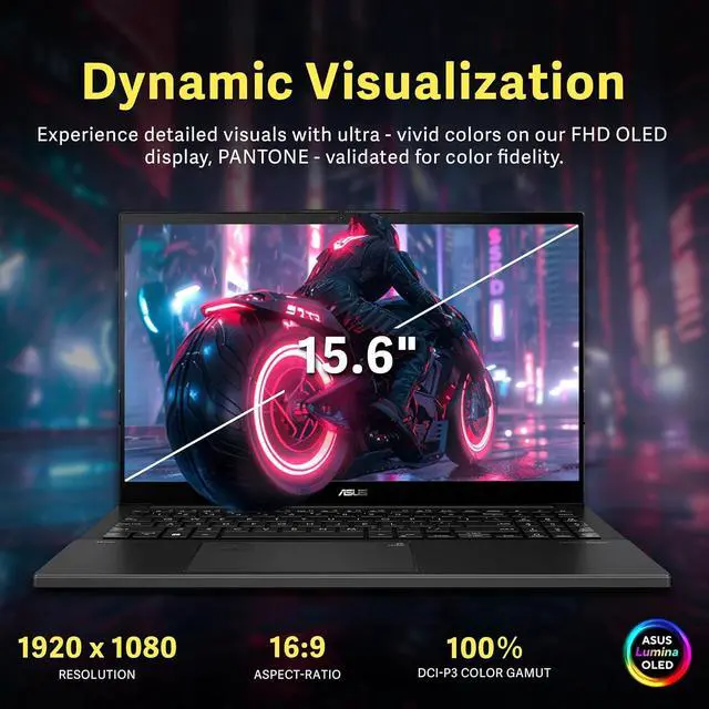 Alt view image 4 of 7 - ASUS Vivobook Pro OLED 15.6" FHD Laptop, Intel Ultra 9 185H, 24GB DDR5, 2.28TB Storage (2TB SSD+288GB Docking Station Set), GeForce RTX 3050, Backlit Keyboard, 5.0M Camera, Wi-Fi 6E, Win 11 Pro, Gray