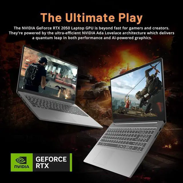 Alt view image 7 of 7 - Lenovo LOQ 15.6" 144Hz FHD Gaming Laptop, Intel Core i5-12450HX, NVIDIA GeForce RTX 2050 4GB GDDR6, 16GB DDR5, 1TB PCIe SSD, Wi-Fi 6, HD 720p Camera, Win 11 Pro, Gray, 256GB Docking Station Set