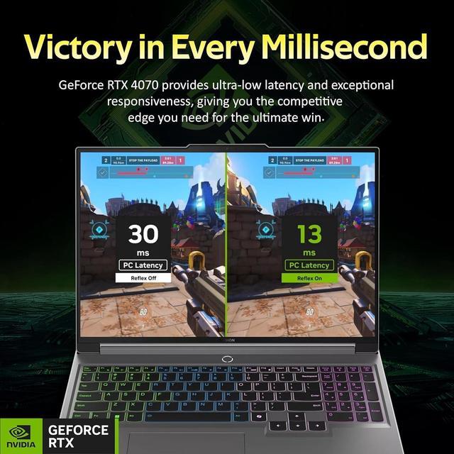 Alt view image 5 of 7 - Lenovo Legion 5 16" WQXGA 165Hz Gaming Laptop, Intel i7-14650HX, 64GB DDR5, 4TB PCIe SSD, GeForce RTX 4070, RGB Backlit Keyboard, FHD Camera, Wi-Fi 6E, Windows 11 Pro, Gray, 256GB Docking Station Set