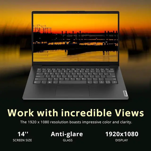 Alt view image 4 of 7 - Lenovo V14 14" FHD Business Laptop, Intel i7-13620H, 16GB DDR4 RAM, 1.16TB Storage(1TB SSD+160GB Docking Station Set), Intel UHD Graphics, Wi-Fi 6, 720p HD Camera, Win 11 Pro, Black