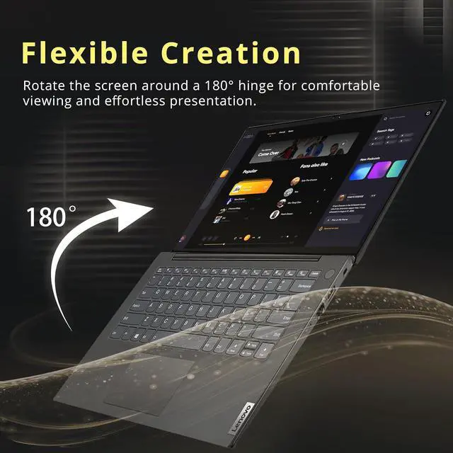 Alt view image 5 of 7 - Lenovo V14 14" FHD Business Laptop, Intel i7-13620H, 16GB DDR4 RAM, 1.16TB Storage(1TB SSD+160GB Docking Station Set), Intel UHD Graphics, Wi-Fi 6, 720p HD Camera, Win 11 Pro, Black