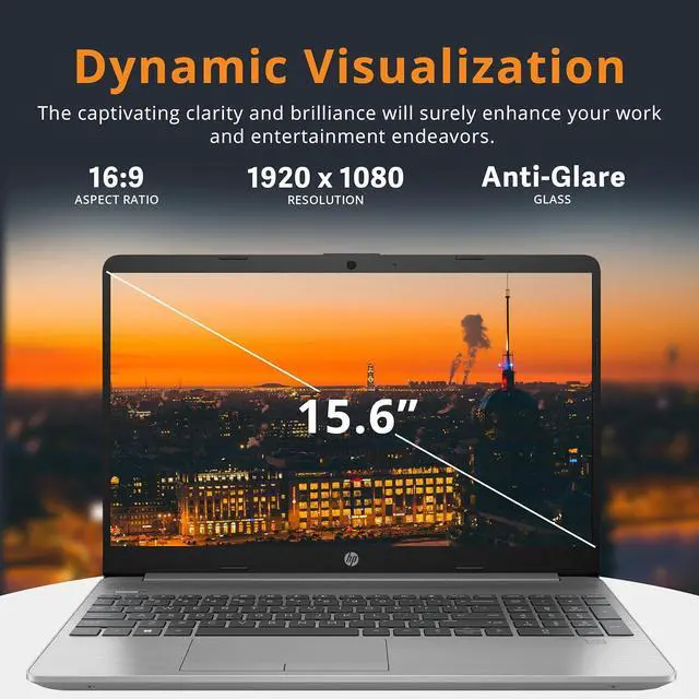 Alt view image 5 of 7 - HP 250 G9 15.6" FHD Anti-Glare Laptop, Intel Core i5-1335U Processor, 16GB RAM, 1.16TB Storage(1TB SSD + 160GB Docking Station Set), Intel Iris Xe Graphics, Wi-Fi 6, 720p Webcam, Win 11 Pro, Silver