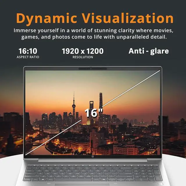 Alt view image 4 of 7 - HP ProBook 460 G11 16" WUXGA Laptop, Intel Ultra 5 125U, 16GB DDR5, 672GB Storage (512GB SSD+160GB Docking Station Set), Intel Graphics, Numeric Keypad, Webcam, Wi-Fi 6E, Windows 11 Pro, Pike Silver
