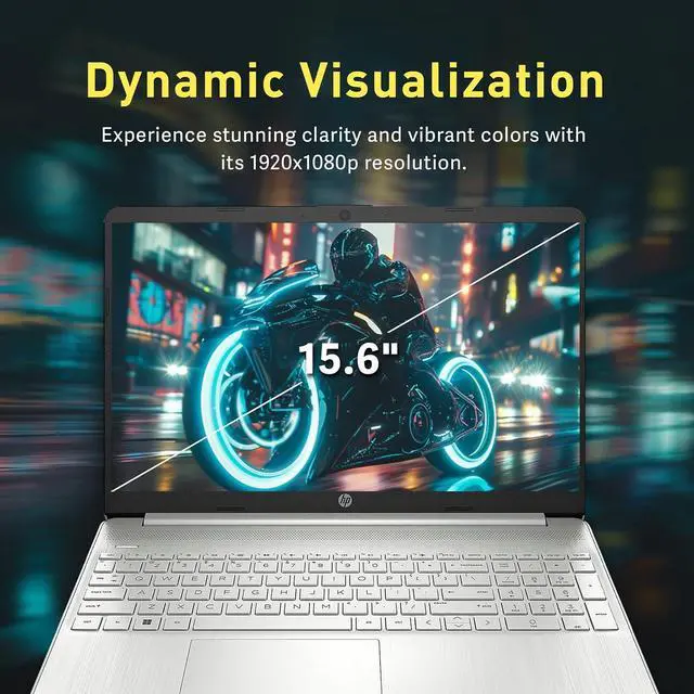 Alt view image 4 of 7 - HP 15.6" FHD Laptop, Intel i5-1135G7,2.16TB Storage(2TB SSD +160GB Docking Station Set), 32GB DDR4 RAM, Intel Iris Xe Graphics, Win 11 Home, Silver
