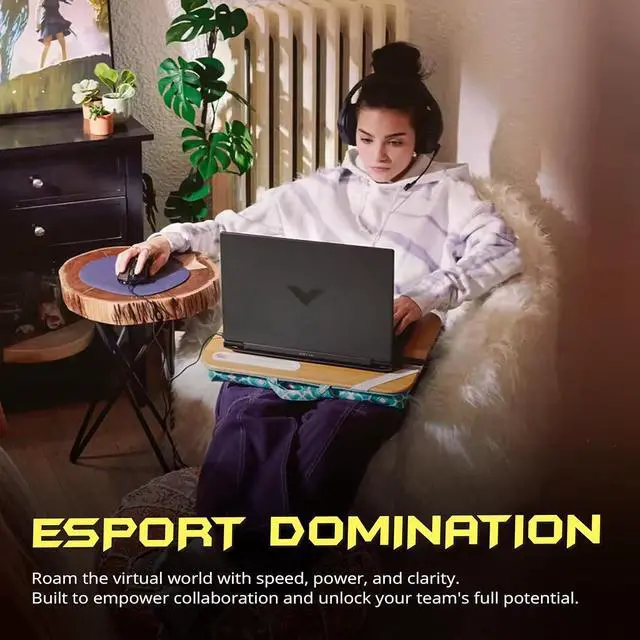 Alt view image 7 of 7 - HP Victus 15.6" FHD 144Hz Gaming Laptop, AMD Ryzen 7 7445HS, NVIDIA GeForce RTX 4050, 64GB DDR5, 2TB PCIe SSD, Backlit Keyboard, Copilot, Wi-Fi 6, Windows 11 Pro, Mica Silver, 1TB Docking Station Set