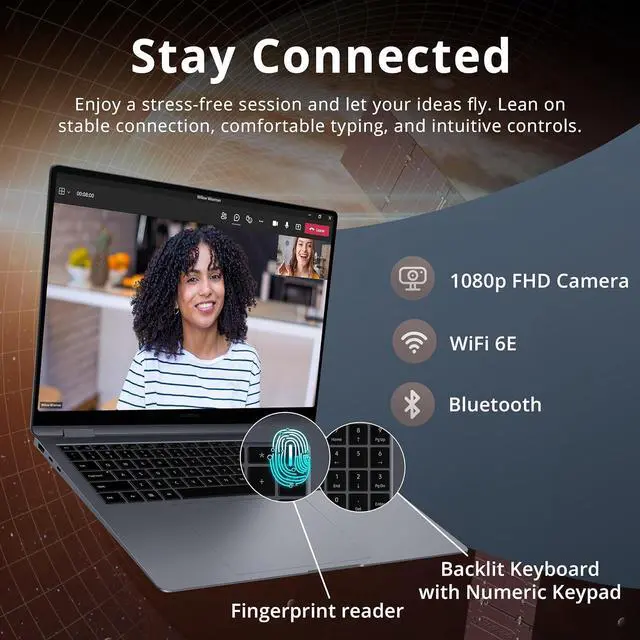Alt view image 6 of 7 - Samsung Galaxy Book 4 Pro 16" 3K AMOLED Touch 2-in-1 Laptop, Intel Ultra 7 155H, 16GB LPDDR5X, 2TB Storage(1TB SSD+1TB Docking Station Set), Backlit Keyboard, Fingerprint, Copilot, Win 11 Pro, Gray