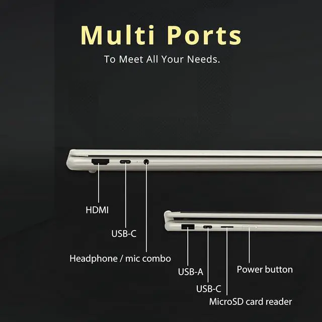 Alt view image 7 of 7 - Lenovo Yoga 7 16" WUXGA 2-in-1 x360 Touchscreen Laptop, AMD Ryzen AI 5 340 16GB RAM, 1.12TB Storage(1TB SSD+128GB Docking), AMD Radeon 840M, Backlit Keyboard, Fingerprint, Win 11 Pro, Seashell