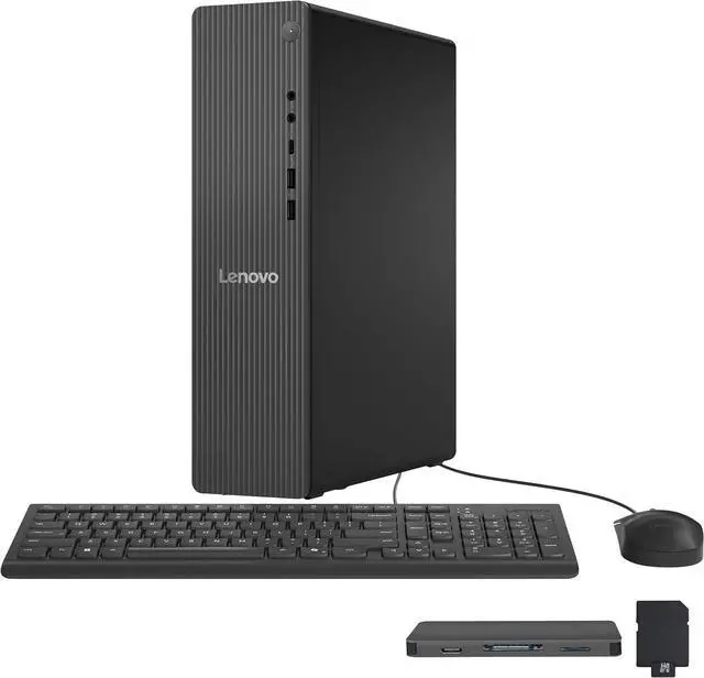 Main image of Lenovo IdeaCentre Tower 8 Desktop PC, AMD Ryzen 7 250, 32GB DDR5 RAM, 3TB Storage (2TB SSD+1TB Docking Station Set), AMD Radeon 780M GPU, Copilot, Keyboard & Mouse, Win 11, Gray