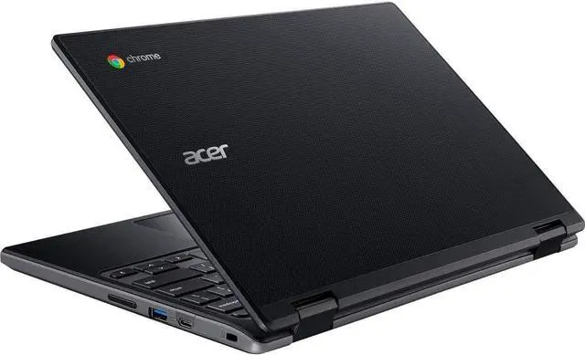 Alt view image 5 of 6 - Acer Chromebook Spin 311 R721T-62ZQ 11.6" Touchscreen 2 in 1 Chromebook - 1366 x 768 - A6-9220C - 4 GB RAM - 32 GB Flash Memory - Shale Black - Chrome OS - AMD Radeon R5