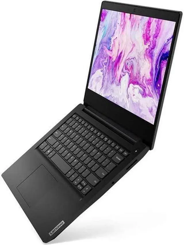 Alt view image 2 of 6 - Lenovo Ideapad 3 14" HD Laptop, Intel Pentium Gold 6405U Processor, 8GB RAM, 256GB PCIe SSD, Intel UHD Graphics, Speakers, Webcam, WiFi, Bluetooth, Win 10 S, Black, with Hotface 32GB USB Card